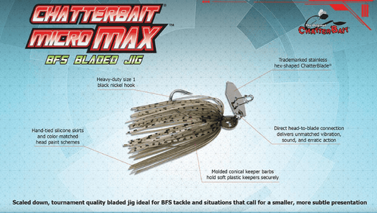 Z MAN BLADED JIGS Z-Man ChatterBait® MicroMax™