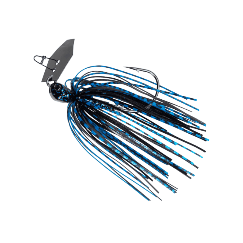 Load image into Gallery viewer, Z MAN SPINNERBAIT/BUZZBAIT 1-2oz / Black Blue Z Man ChatterBait® JackHammer™ Baby Jack™

