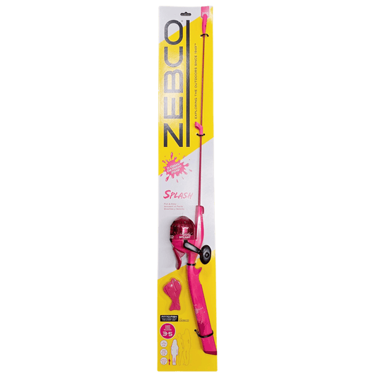 ZEBCO ROD & REEL COMBOS Zebco Splash Spincast Combo (Pink)