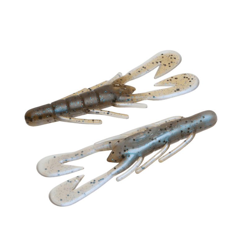 Load image into Gallery viewer, ZOOM CRAWS/CREATURE 3.5" / Green Pumpkin Blue Flash Zoom UV Speed Craw
