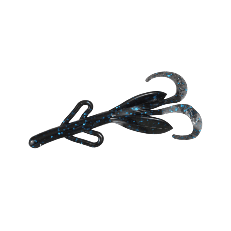 Load image into Gallery viewer, ZOOM CRAWS/CREATURE 4" / Black-Blue Zoom Baby Brush Hog
