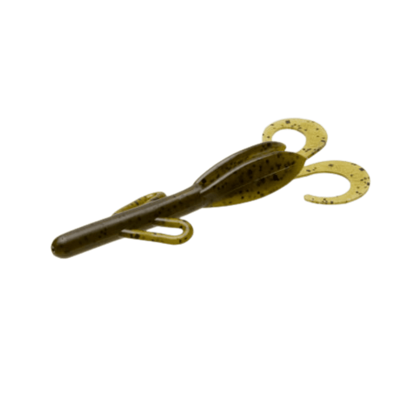 Load image into Gallery viewer, ZOOM CRAWS/CREATURE 4" / Green Pumpkin Zoom Baby Brush Hog
