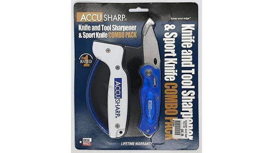 Accusharp Knife & Tool Sharpener Combo Pack
