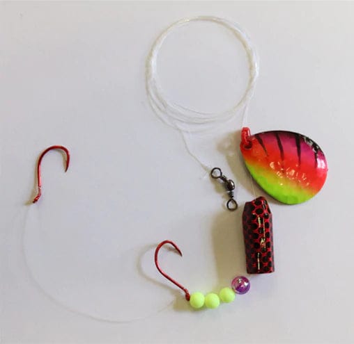 Load image into Gallery viewer, Spicy Rooster Acme Rattlin&#39; Walleye Spinner Rig
