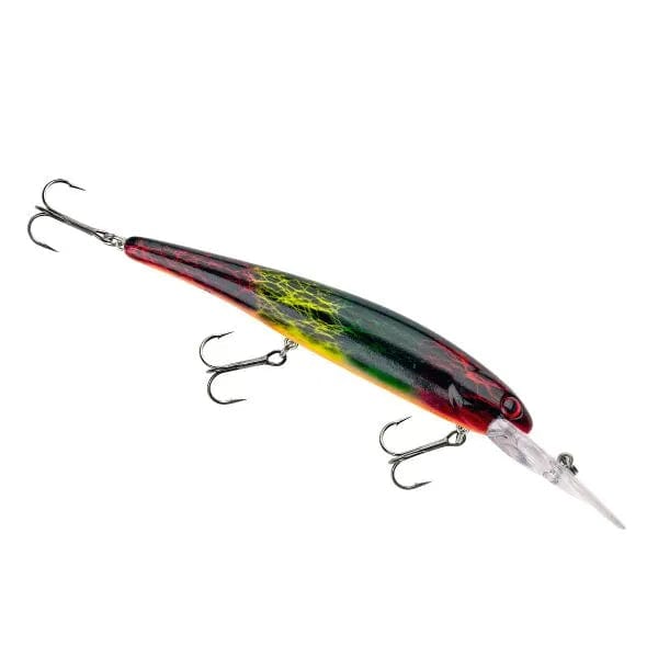 Load image into Gallery viewer, BANDIT SUSPENDING MINNOW Red Grn Yellow Bandit Suspending Minnow
