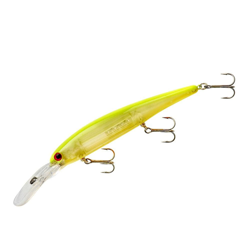Load image into Gallery viewer, Chartreuse Org Belly Bandit Walleye Deep Crankbait
