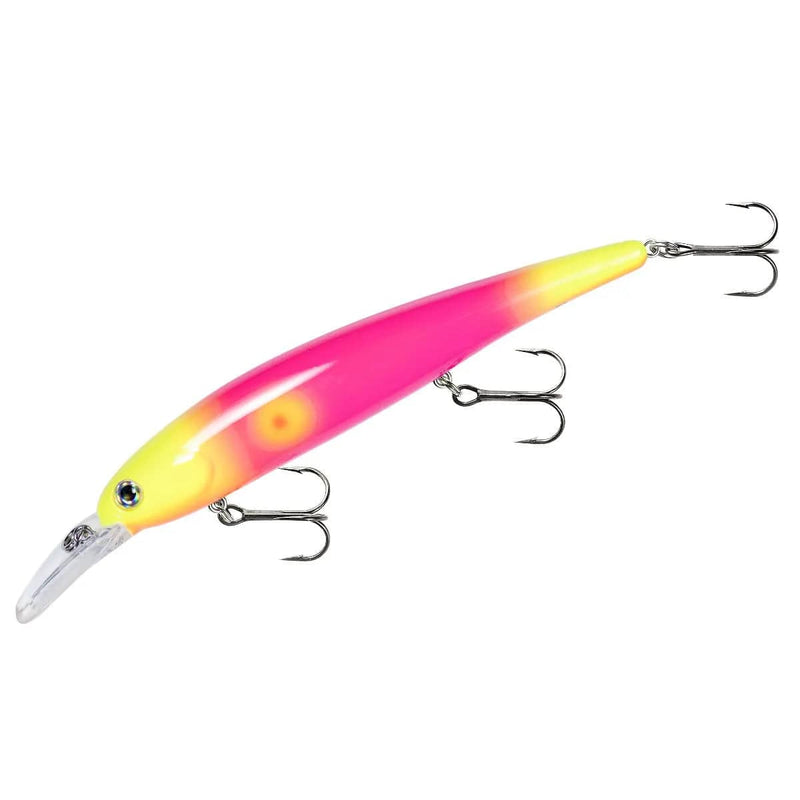 Load image into Gallery viewer, Pink Yellow Bandit Walleye Shallow Crankbait
