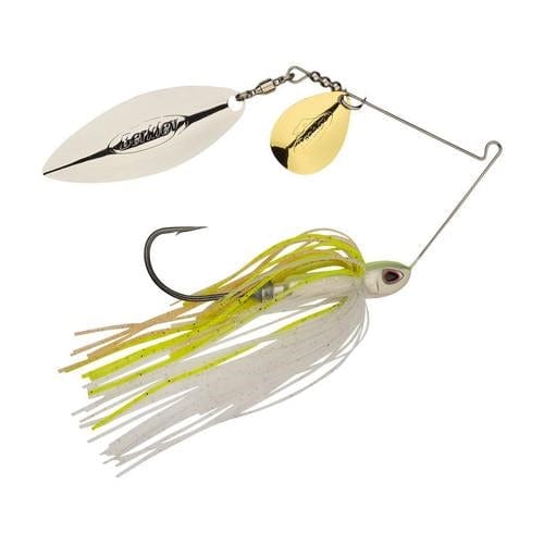 Mini-King Spinnerbait/Chartreuse Head Chartreuse Skirt, Spinners