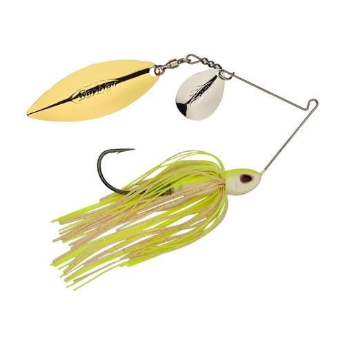 Load image into Gallery viewer, 1-2 / White-Chart Berkley Power Blade Compact Tandem Spinnerbait
