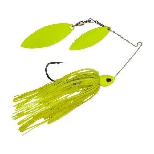 1-2 / Chartreuse CC Berkley Power Blade Compact Double Willow Spinnerbait