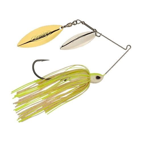Load image into Gallery viewer, BERKLEY POWER BLADE DW 1-2 / White-Chart Berkley Power Blade Compact Double Willow Spinnerbait
