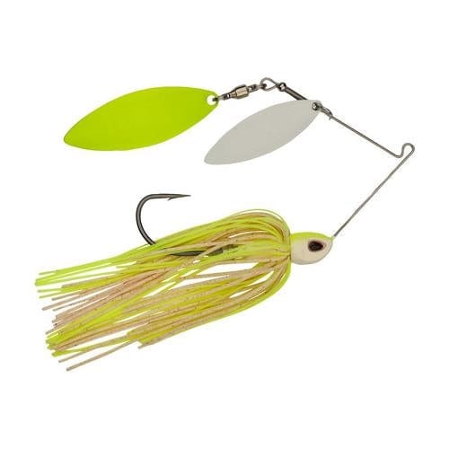 Load image into Gallery viewer, BERKLEY POWER BLADE DW 1-2 / White-Chart WC Berkley Power Blade Compact Double Willow Spinnerbait
