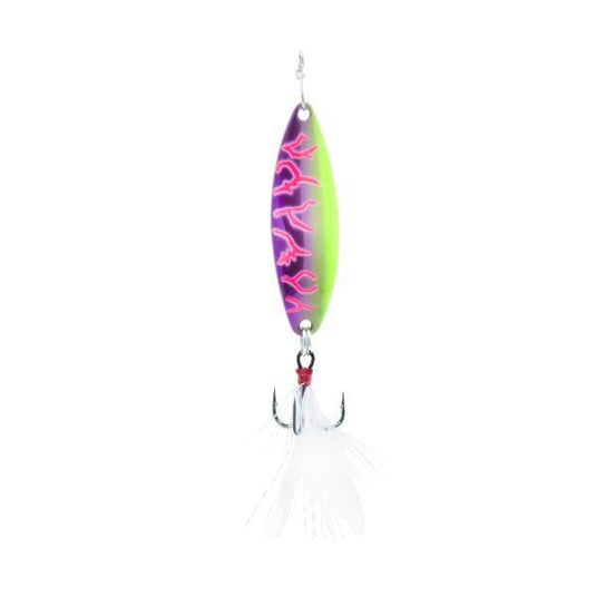 CLAM LEECH SPOON 10 / Gl Pink Lightning Clam Leech Flutter Spoon