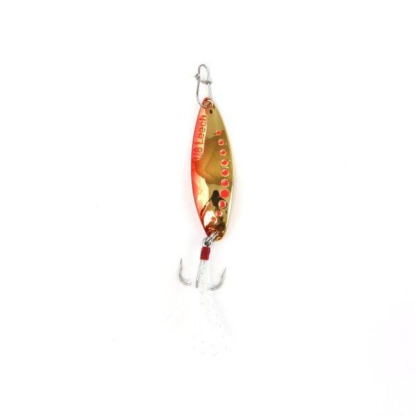 Load image into Gallery viewer, CLAM LEECH SPOON 10 / Red Gold Clam Leech Flutter Spoon
