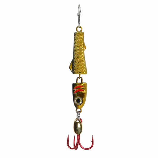 CLAM PINHEAD PRO JTD 1-8 / Gold Halo Clam Jointed PinHead Pro Jigging Spoon
