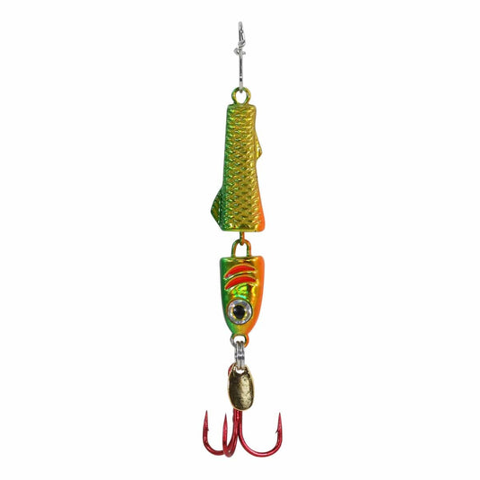 CLAM PINHEAD PRO JTD 1-8 / Perch Holo Clam Jointed PinHead Pro Jigging Spoon