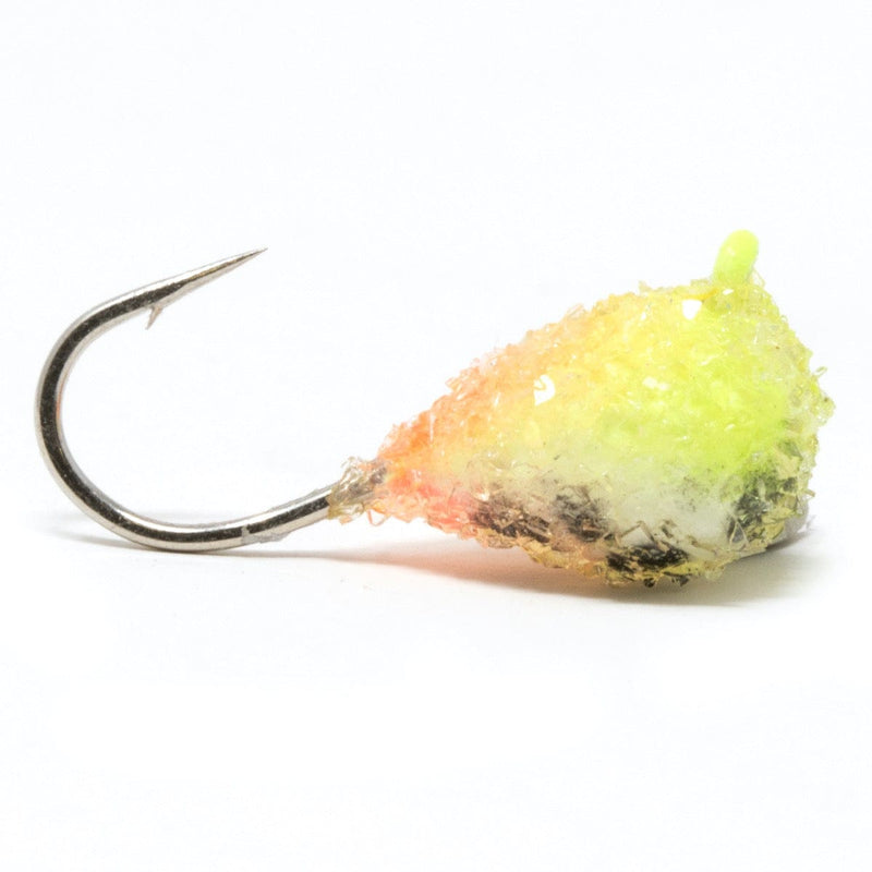 Load image into Gallery viewer, CLAM SNOWDROP XL 8 / Mango Melon Spot Clam Snow Drop Xl Ice Jig
