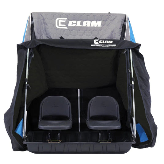 clam fish trap accessories Deluxe Travel Cover for X200 & X400 Shelters : Sports & Outdoors This convenient Console gives you plenty of storage space for those crucial extras that make life on the ice even that more enjoyable Clam 2841 Fish Trap Center