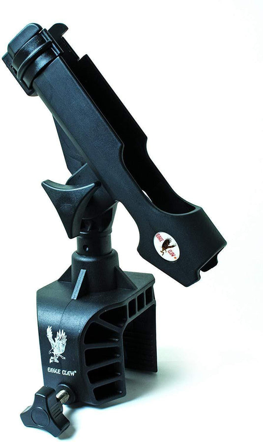 NEW Heavy Duty Fishing Pole Rod Holder with Universal Clamp-On