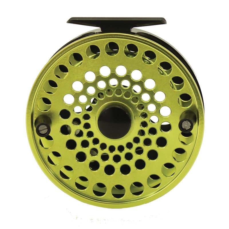 Load image into Gallery viewer, EMERY STEELHDR CNTR PIN Chartreuse Streamside Steelheader Centre Pin Float Reel
