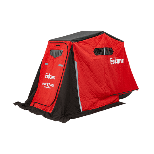  OMVMO Ice Fishing Shelter，4/6/8/10 Person Insulated Ice  Fishing Tent，Pop up Portable Ice Shanty Thermal Hub with Removable Floor  Carrying Bag,Ice Anchors,Tie Ropes (4-6 Person) : Sports & Outdoors