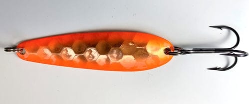 Load image into Gallery viewer, GREAT LAKES SPOON 3.25 COPPER Or Monkey Puke Great Lakes Spoon Copper Walleye Series
