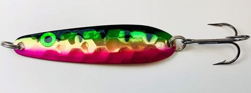 Load image into Gallery viewer, GREAT LAKES SPOON 3.25 COPPER P &amp; G Walleye Great Lakes Spoon Copper Walleye Series
