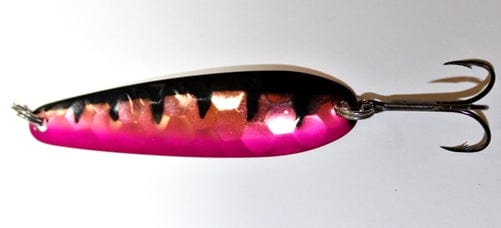 Load image into Gallery viewer, GREAT LAKES SPOON 3.25 COPPER Purple Chicken Wing Great Lakes Spoon Copper Walleye Series
