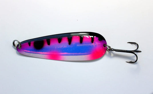 GREAT LAKES SPOON SPOON Purple UV Fish / Mag Great Lakes Spoons