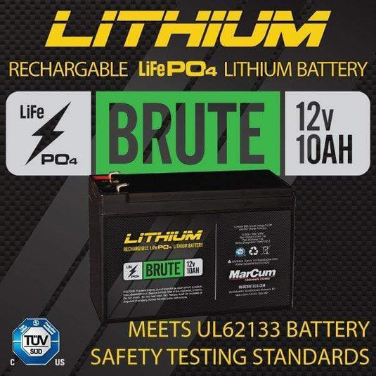 MARCUM BRUTE LITH BATT Marcum Brute Lithium Battery 12v 10ah