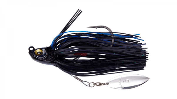Load image into Gallery viewer, MEGABASS UOZE SWIMMER 3-8 / Black Blue Megabass Uoze Swimmer Swim Jig

