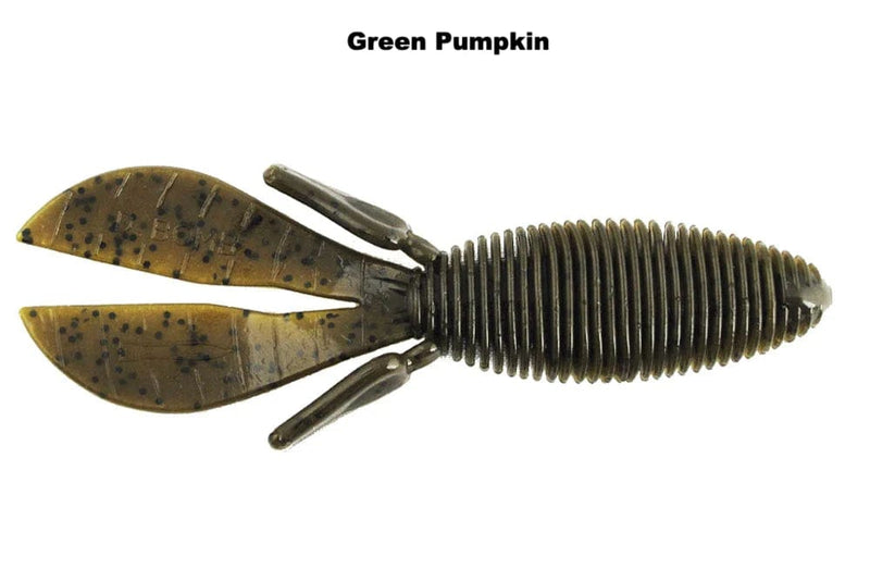 Load image into Gallery viewer, MISSILE BAITS D BOMB Green Pumpkin Missle Baits D Bomb Creature Bait
