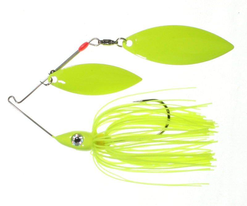 Load image into Gallery viewer, NICHOLS PULSATOR SPINNERBAIT 1-2 / Chartreuse Nichols Pulsator Spinnerbait
