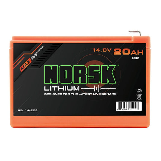 Norsk 14.8 Volt 20ah Lithium Battery/Charger – Fishing World