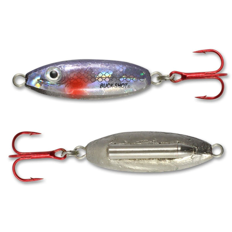 Load image into Gallery viewer, NORTHLAND BUCSHT RATL SPN 1-16 / SILVER SHINER Northland Buck-Shot Rattle Spoon
