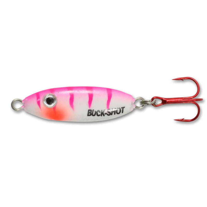 Load image into Gallery viewer, NORTHLAND BUCSHT RATL SPN 1-8 / UV PINK TIGER Northland Buck-Shot Rattle Spoon
