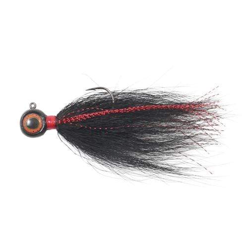 Load image into Gallery viewer, NORTHLAND DEEP-V BUCTAIL JIG 3-8 / Black Northland  Deep-V Bucktail Jig
