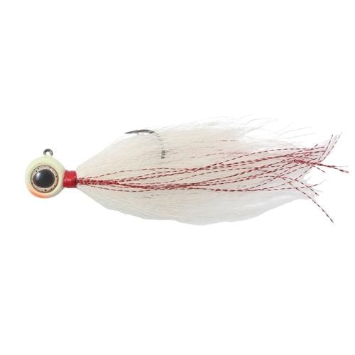 Load image into Gallery viewer, NORTHLAND DEEP-V BUCTAIL JIG 3-8 / White Northland  Deep-V Bucktail Jig
