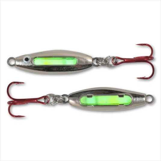 NORTHLAND GLO-SHOT FB SPOON 3-16 / SILVER SHINER Northland Glo-Shot Fire Belly Spoon
