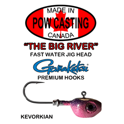 Load image into Gallery viewer, POW BIG RIVER JIGS 3-4 / Kevorkian Pow Casting Big River Jig
