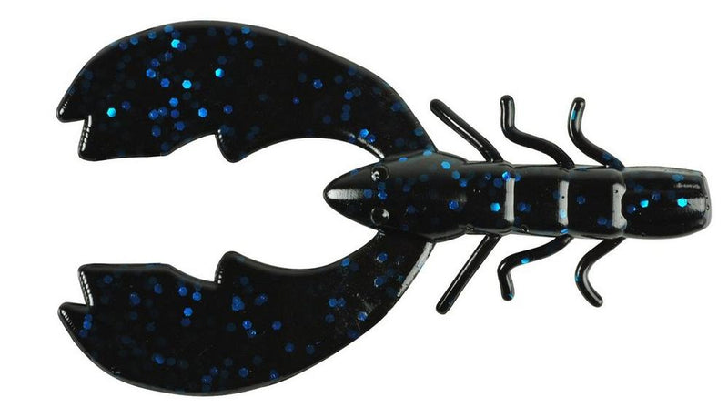 Load image into Gallery viewer, 3&quot; / Black Blue Fleck Berkley Powerbait Chigger Craw
