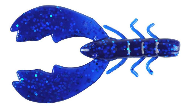 Load image into Gallery viewer, 4&quot; / Sapphire Blue Berkley Powerbait Chigger Craw
