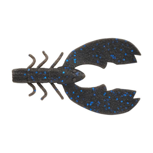 3" / Black Blue Fleck Berkley Powerbait MaxScent Chigger Craw