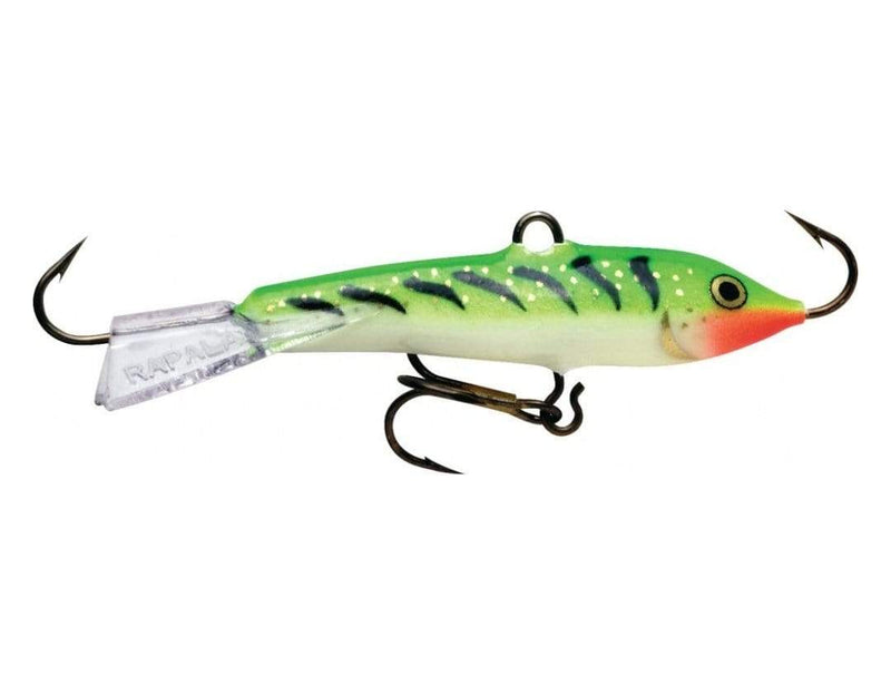 Load image into Gallery viewer, RAPALA JIGGING RAP W3 / Glow Green Tiger Rapala Jigging Rap 2&#39;s-3&#39;s-5&#39;s
