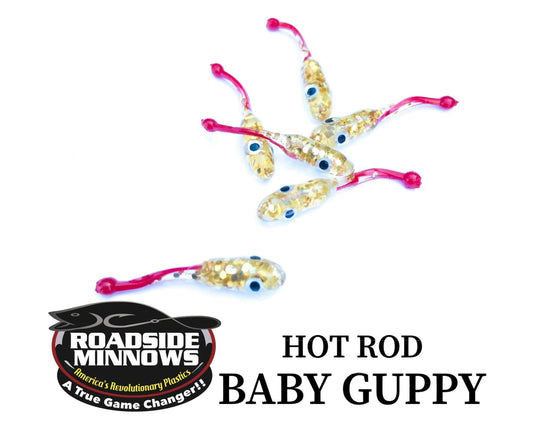 ROADSIDE MINNOWS 1.15" BABY GUPPY HOT ROD Roadside Minnows 1.15" Baby Guppy