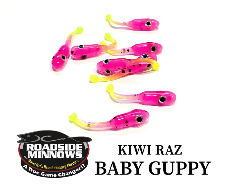Load image into Gallery viewer, ROADSIDE MINNOWS 1.15&quot; BABY GUPPY KIWI RAZ Roadside Minnows 1.15&quot; Baby Guppy
