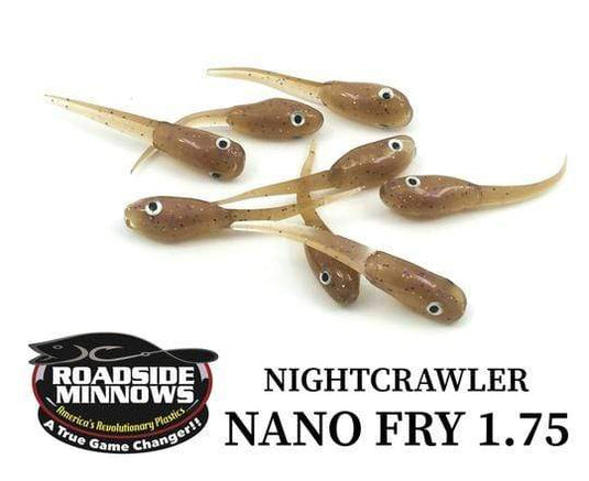 ROADSIDE MINNOWS 1.75" NANO FRY NIGHTCRAWLER Roadside Minnows 1.75" Nano Fry