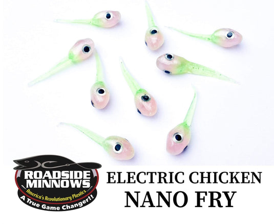 ROADSIDE MINNOWS 1" NANO FRY ELECTRIC CHICKEN Roadside Minnows 1" Nano Fry
