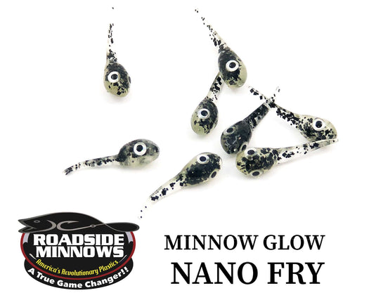 ROADSIDE MINNOWS 1" NANO FRY MINNOW GLOW Roadside Minnows 1" Nano Fry