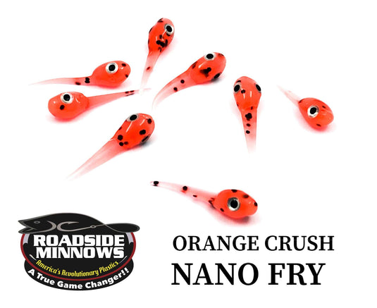 ROADSIDE MINNOWS 1" NANO FRY ORANGE CRUSH Roadside Minnows 1" Nano Fry